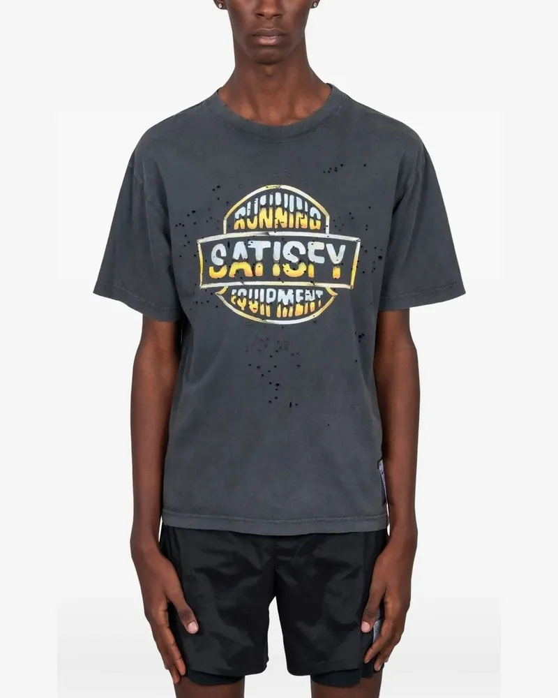 Satisfy Mothtech T-shirt Schwarz