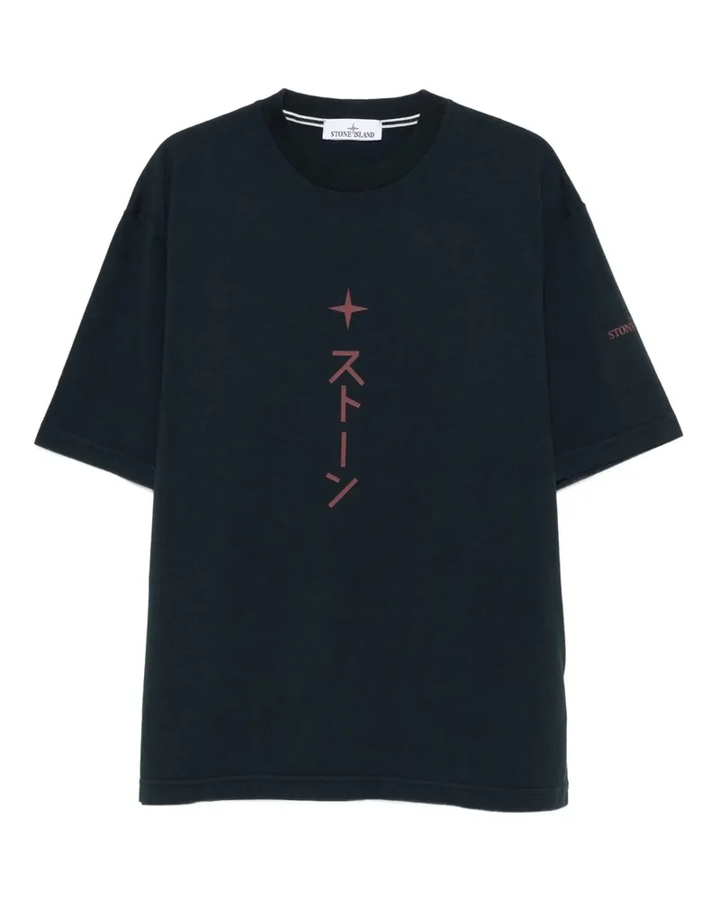 Stone Island T-shirt Blau