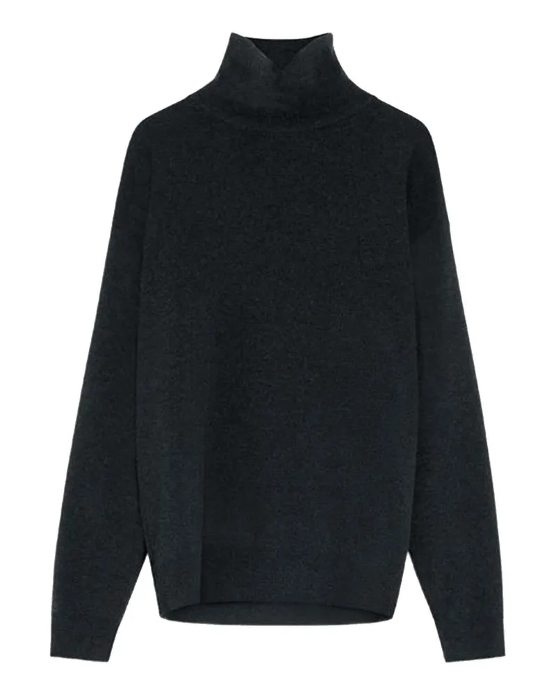 Christophe Lemaire High Neck Sweater Grau