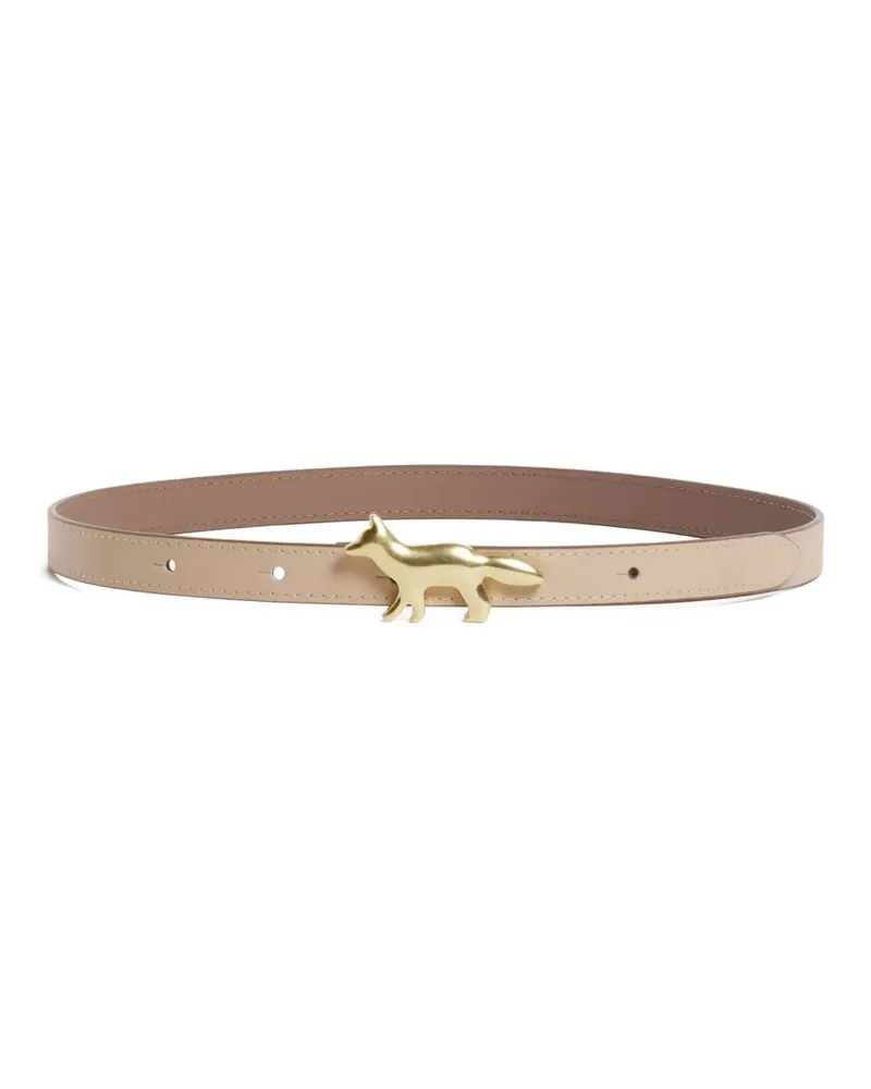 Kitsuné Profile Fox Reversible Belt Beige