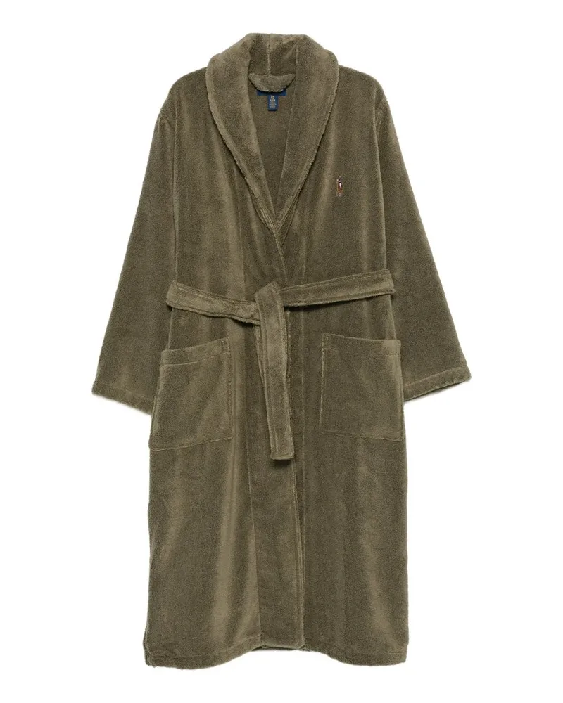 Ralph Lauren Long Sleeve Shawl Lounge Grün