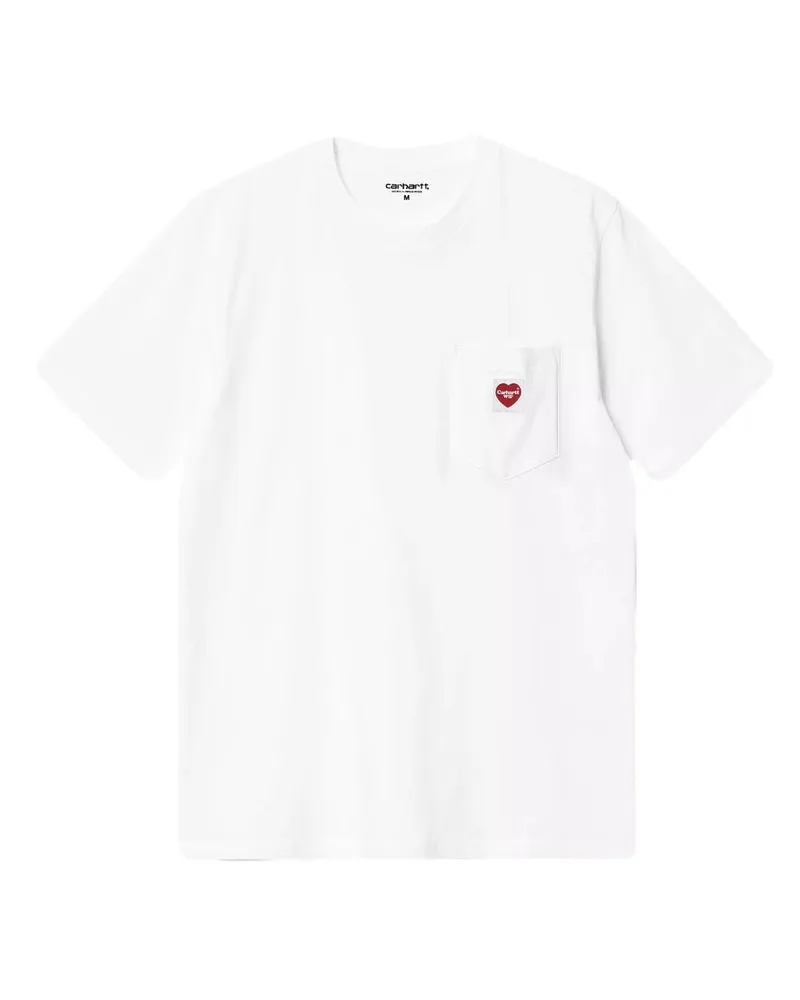 Carhartt WIP Pocket Hearth T-shirt Weiß
