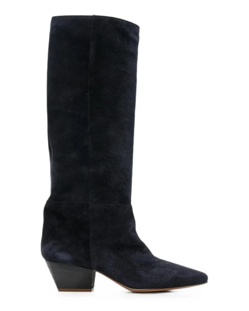 forte_forte Stivale Alto Suede Blau