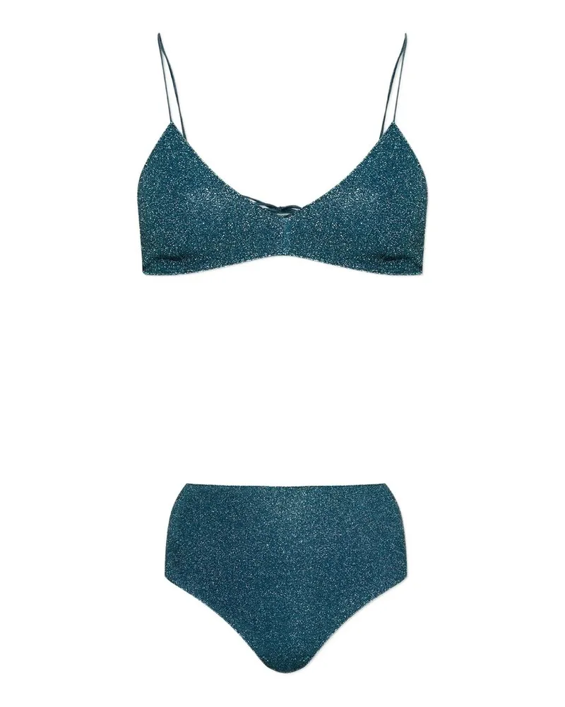 Oséree Lumiere Bra High Waisted Blau