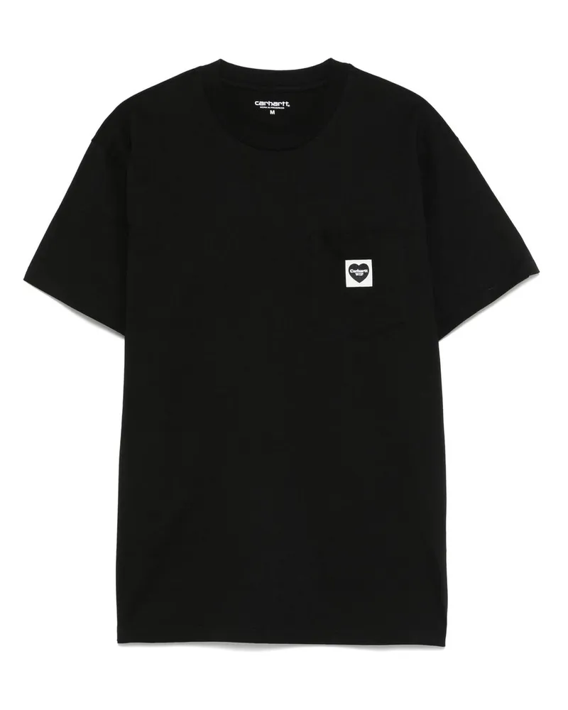 Carhartt WIP S/s Pocket Heart T-shirt Schwarz