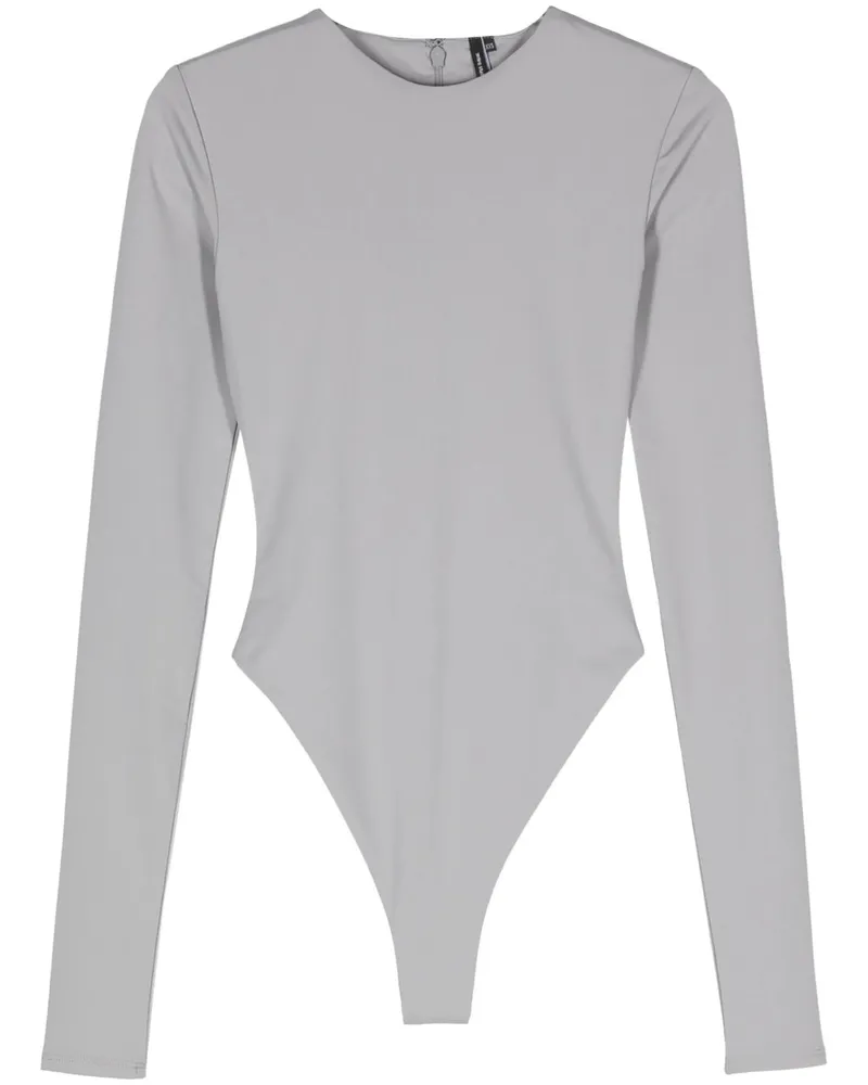 Entire Studios ls Bodysuit - Nylon Spandex Rhino Grau