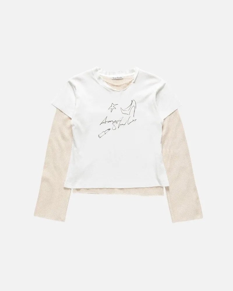 Acne Studios T-shirts Fa-wn-tshi000016 Weiß
