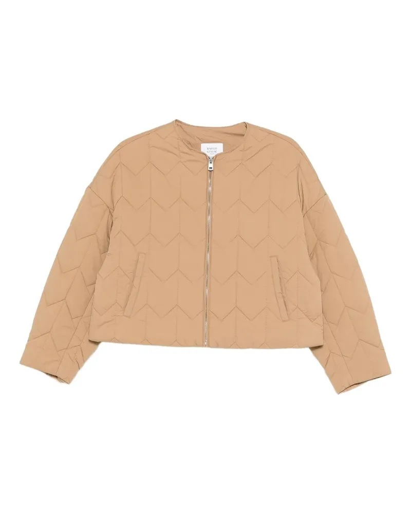 Kitsuné Quilted Jacket Grün