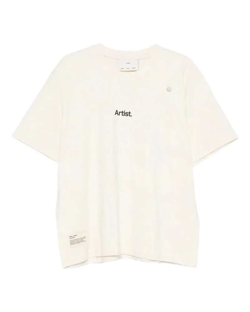 Song For The Mute Sftm x Birkenstock `the Artist`` Aged T-shirt Weiß