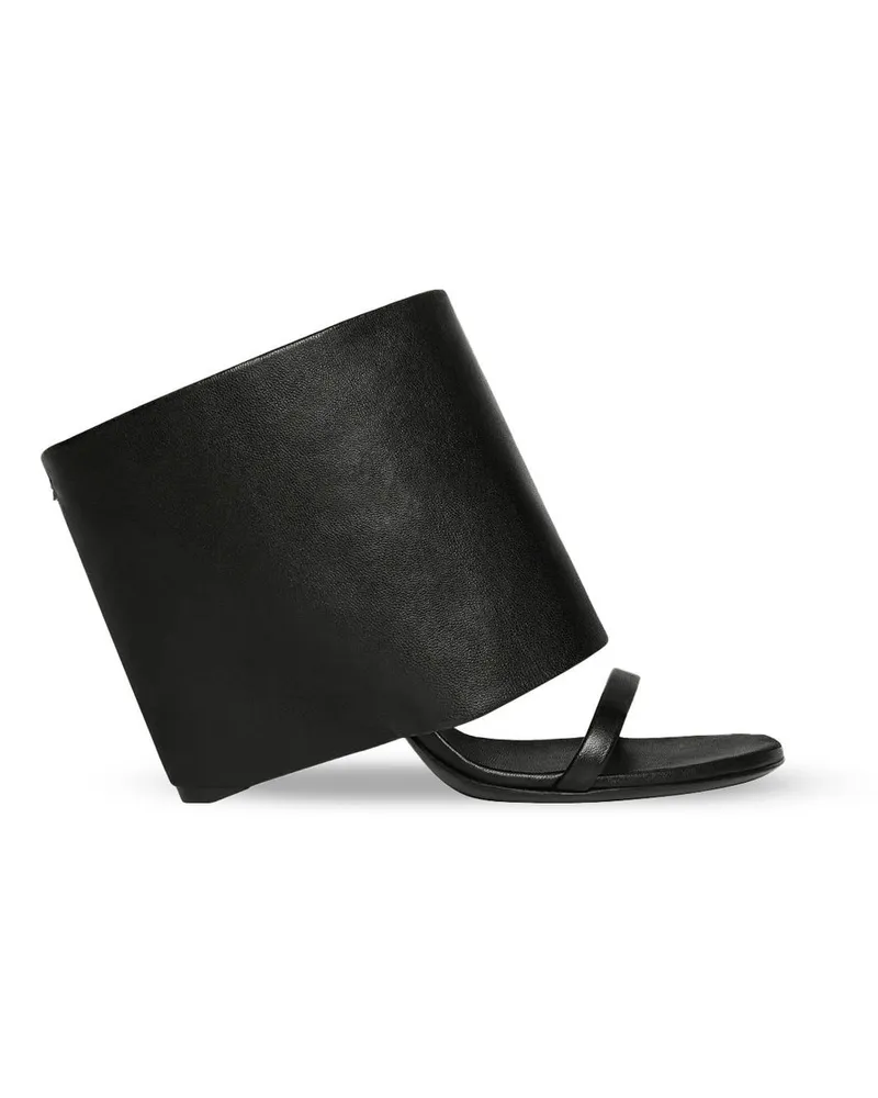 Courrèges Sandals Wedged Schwarz