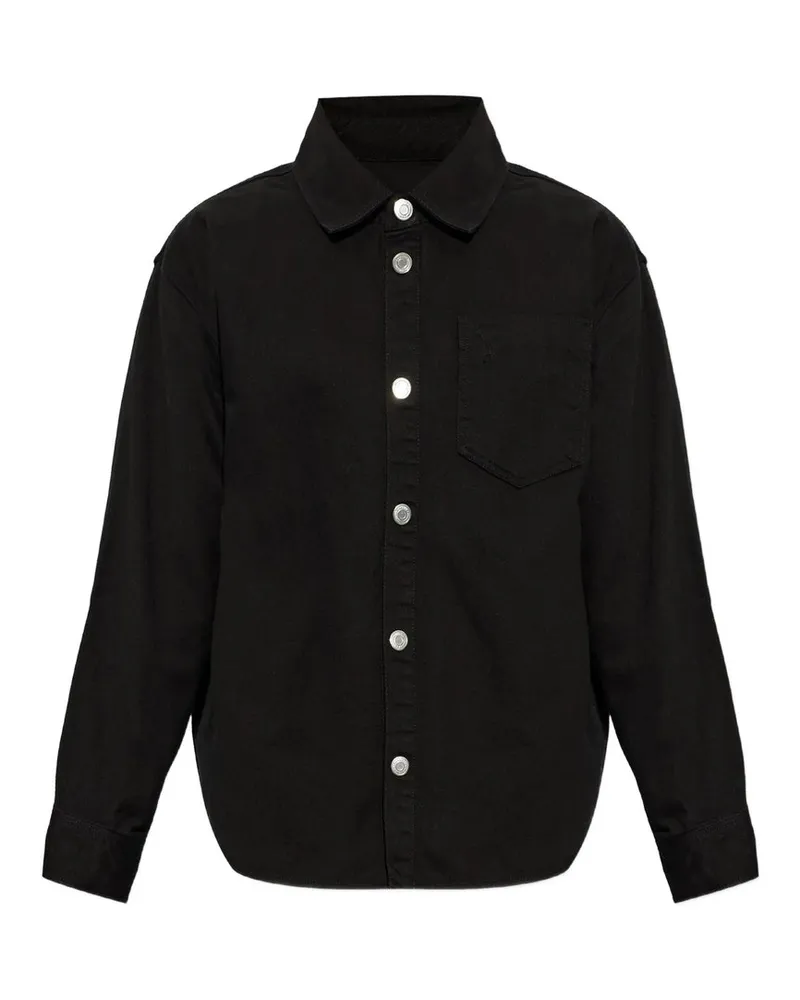 AMI Paris Ami de Coeur Overshirt Schwarz