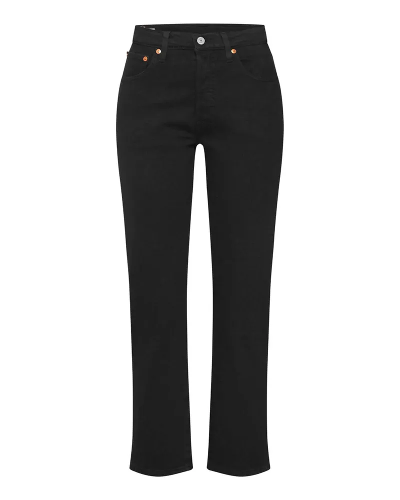 Levi's 501 Original Cropped Jeans Schwarz