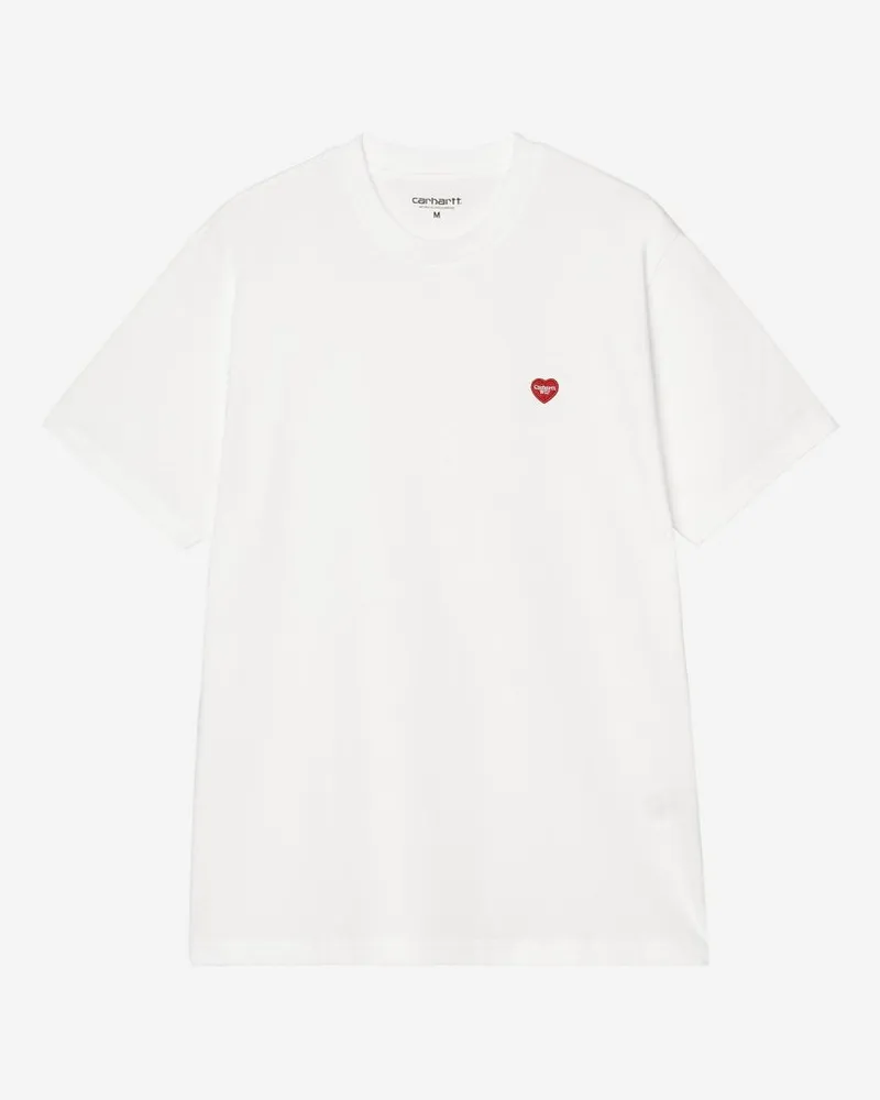Carhartt WIP S Small Heart T-shirt Weiß