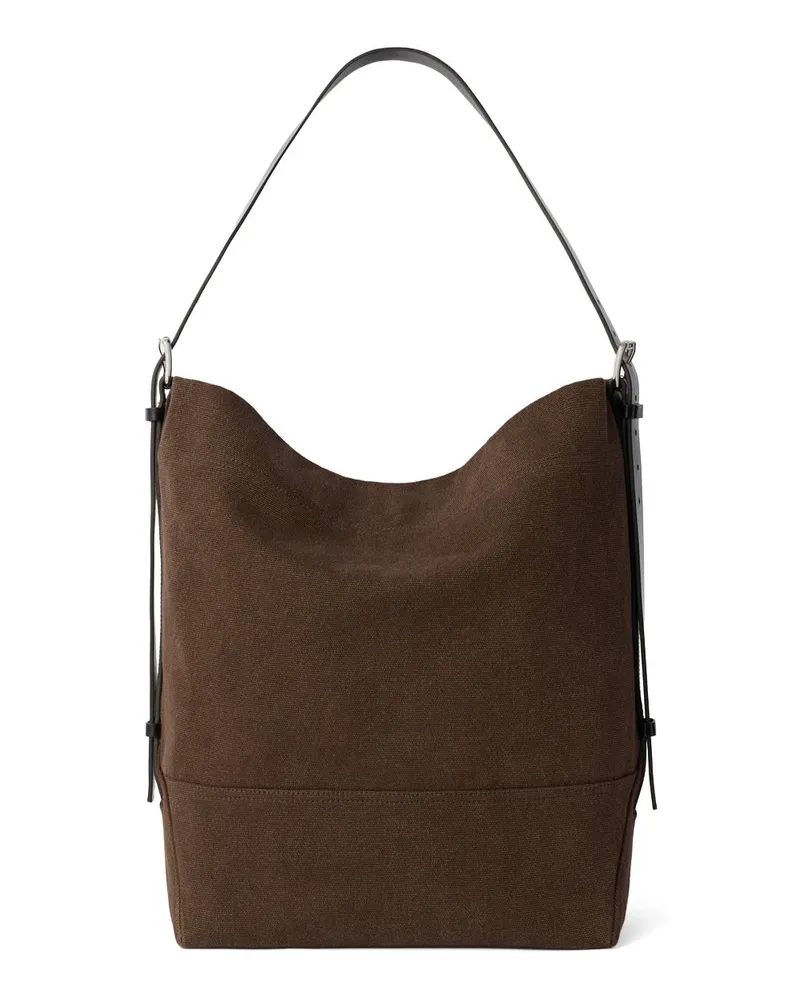 Christophe Lemaire Belted Tote Bag Braun