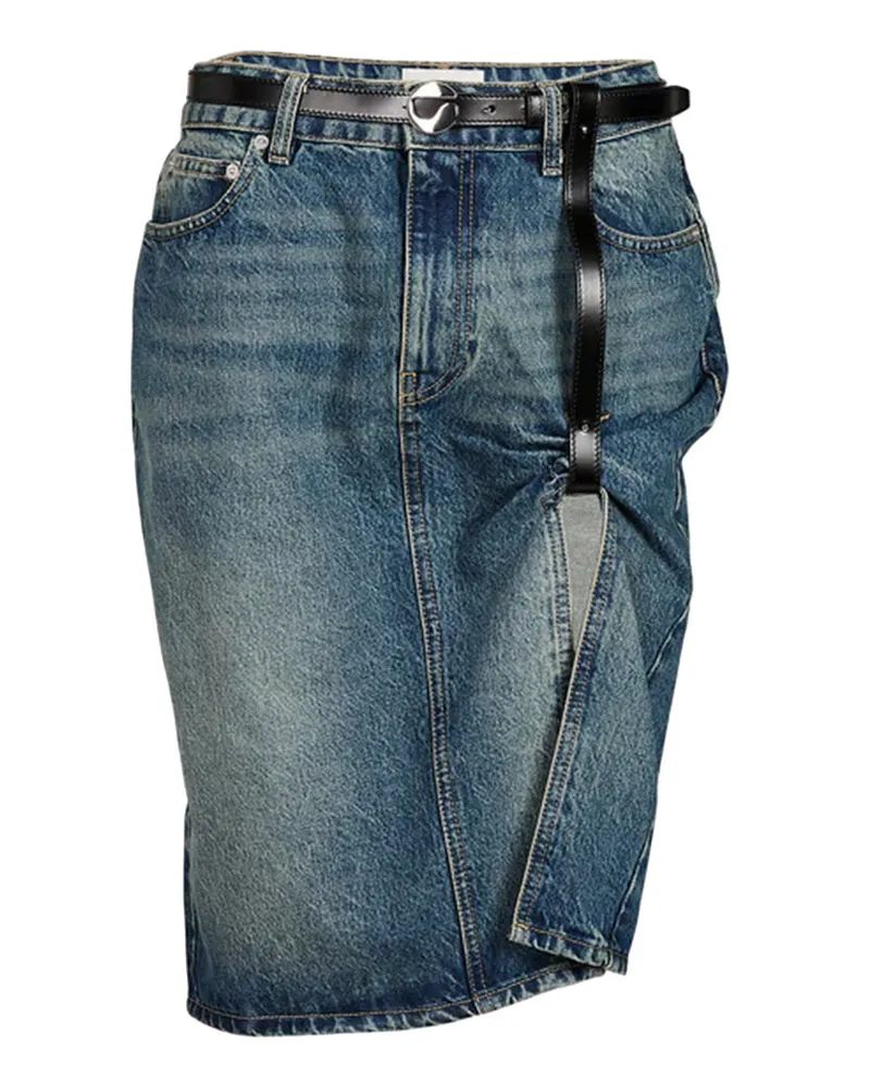 COPERNI Suspended Denim Skirt Copj152f2081 Blau