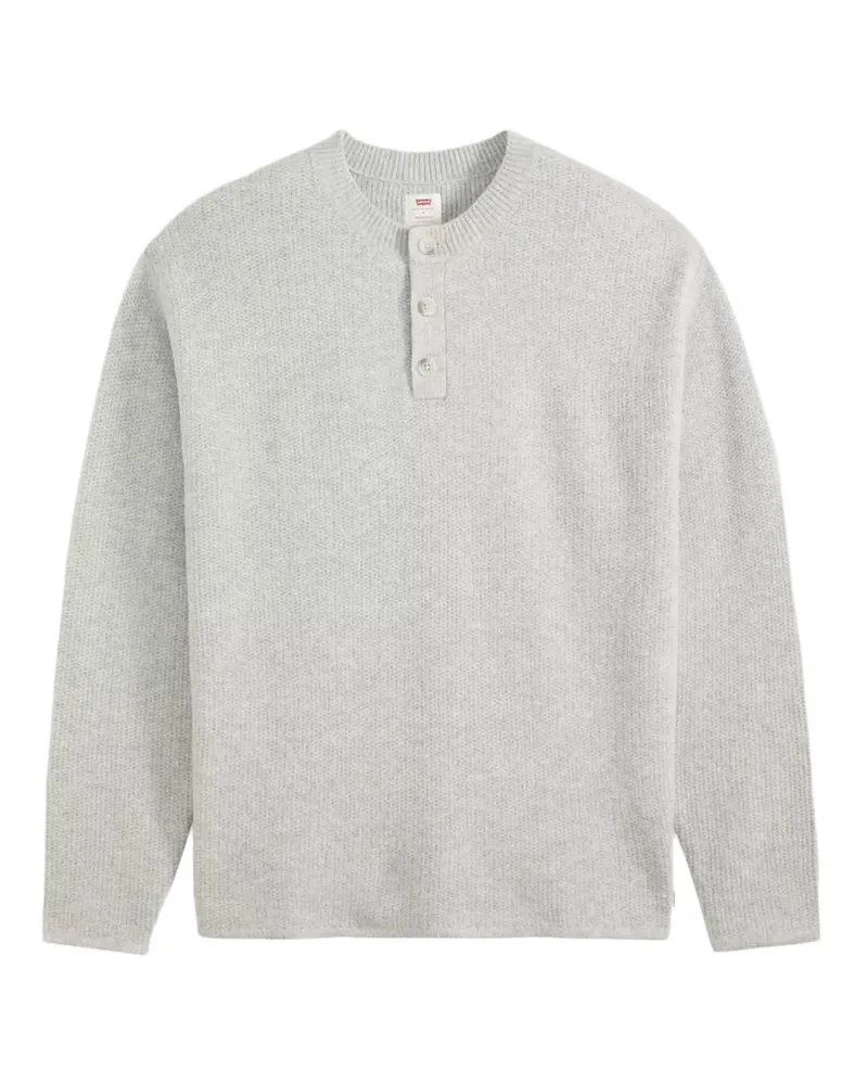 Levi's Woodacre Henley Sweater Grigio Grau