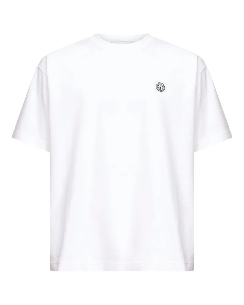Stone Island ss T-shirt Weiß