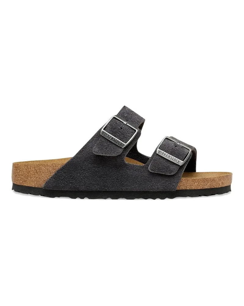 Birkenstock Arizona Charcoal, Suede Leather Grau