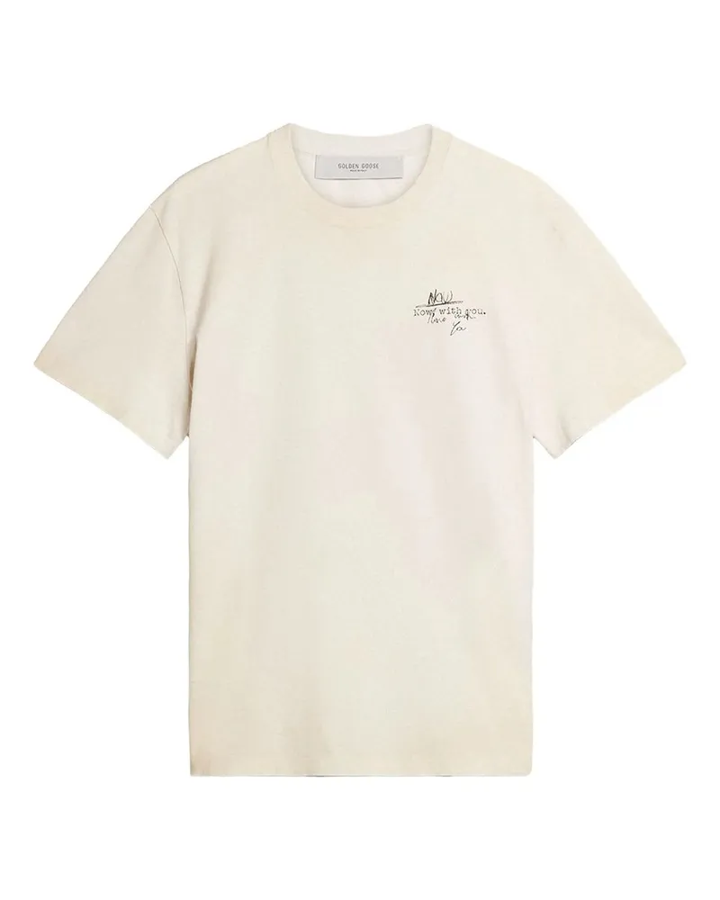 Golden Goose Journey M`s T-shirt Weiß