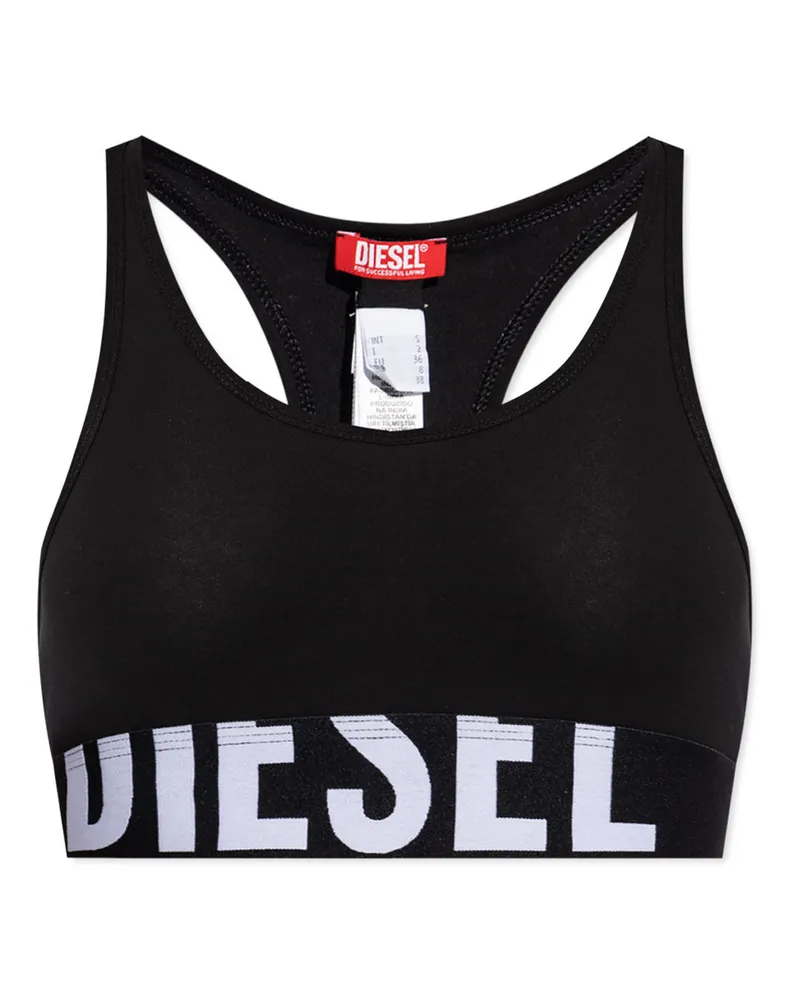 Diesel Bralette Race Schwarz