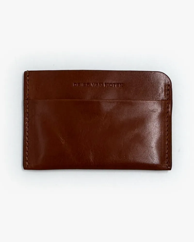 Dries van Noten Flat Wallet With Coincase Braun