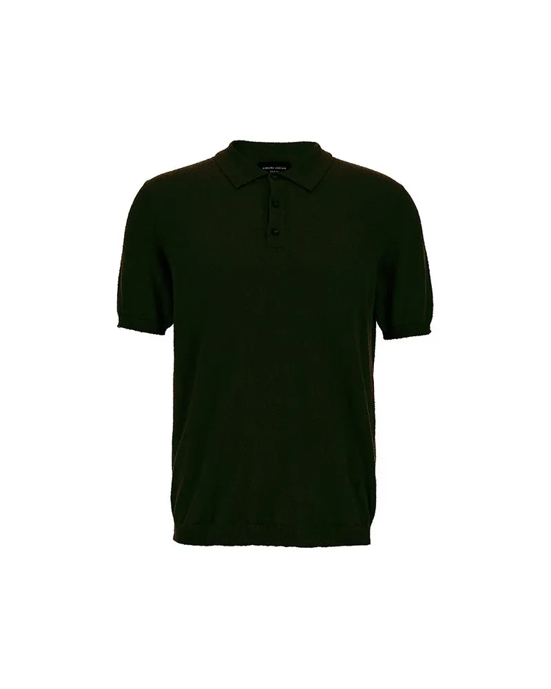 Roberto Collina Polo mc 261mya44024 Schwarz