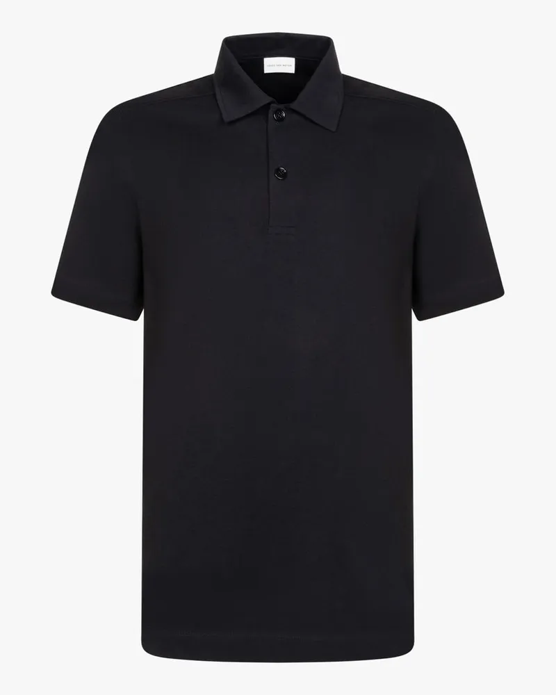 Dries van Noten Helder Bis 3600 k.ss.polo Black Schwarz