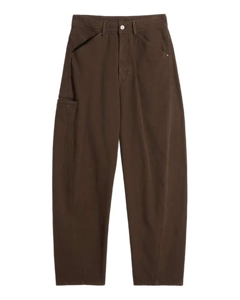 Christophe Lemaire Twisted Workwear Pants Braun
