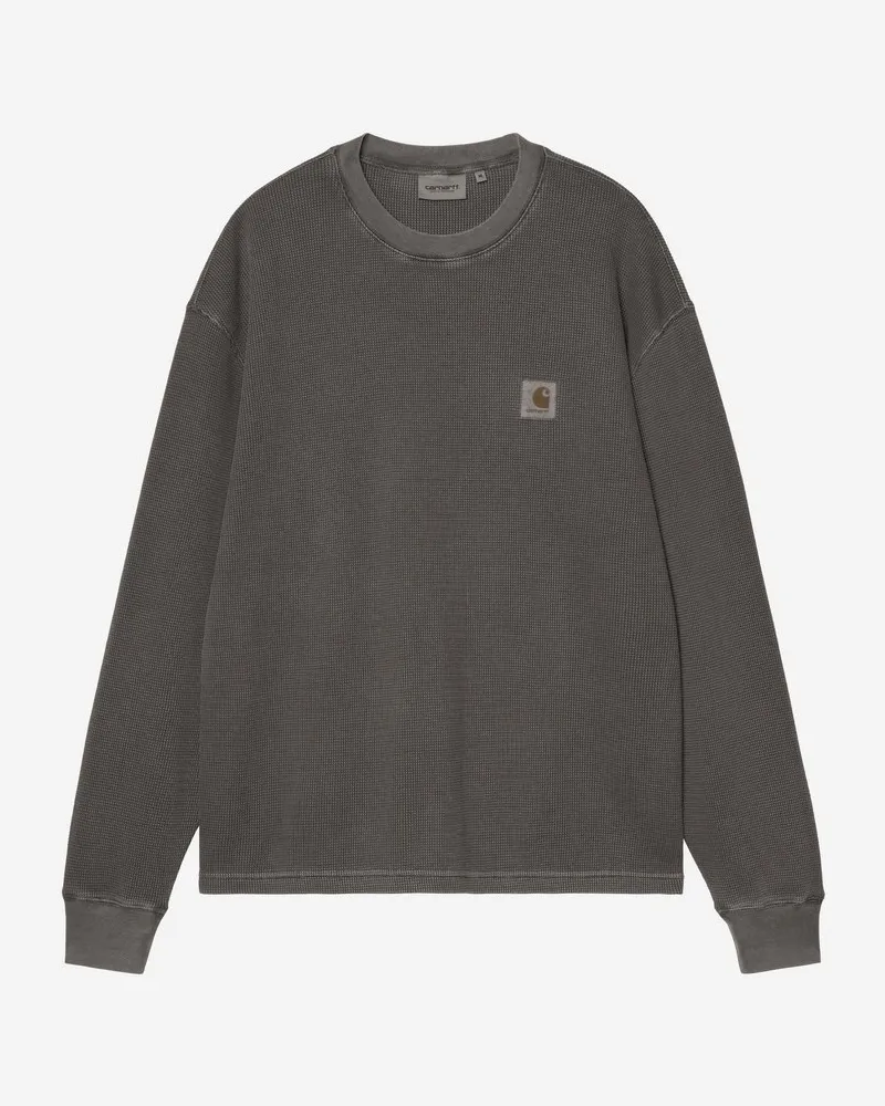 Carhartt WIP L/s Vista Waffle T-shirt Schwarz