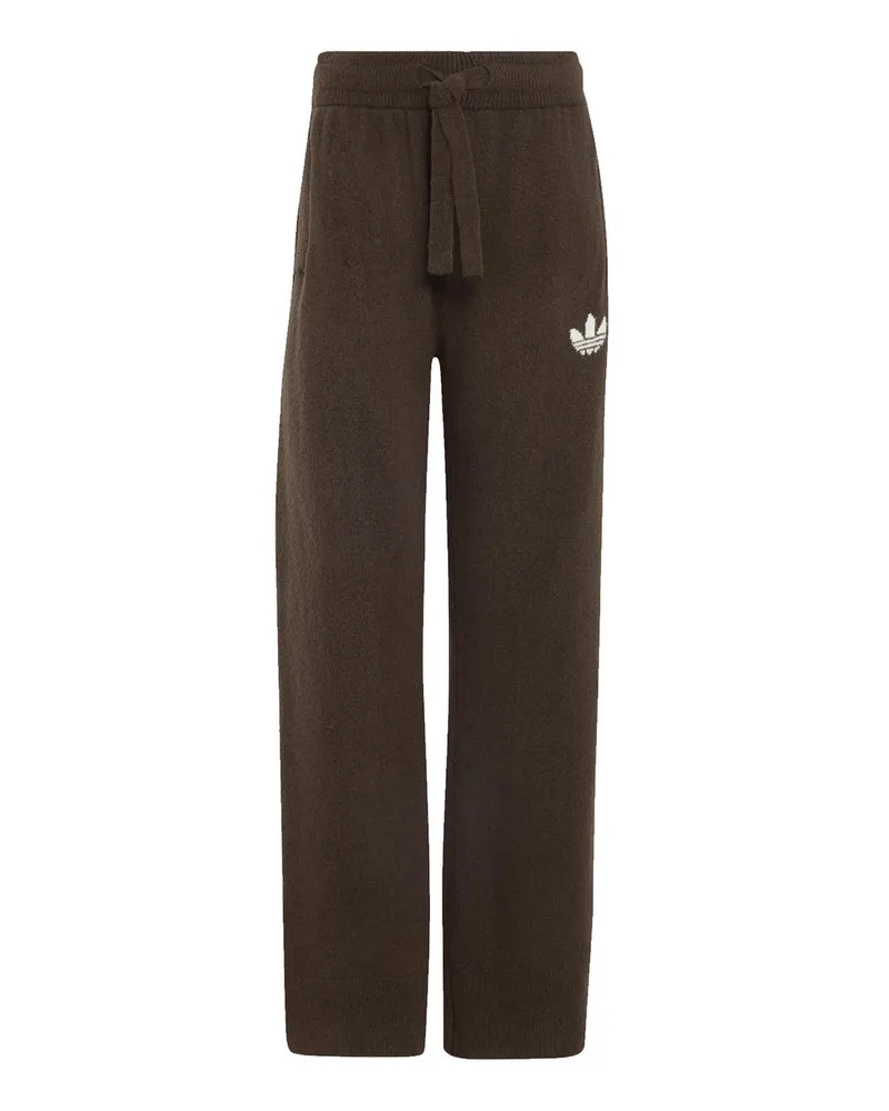 adidas Ess Knit Pants Marrone Braun