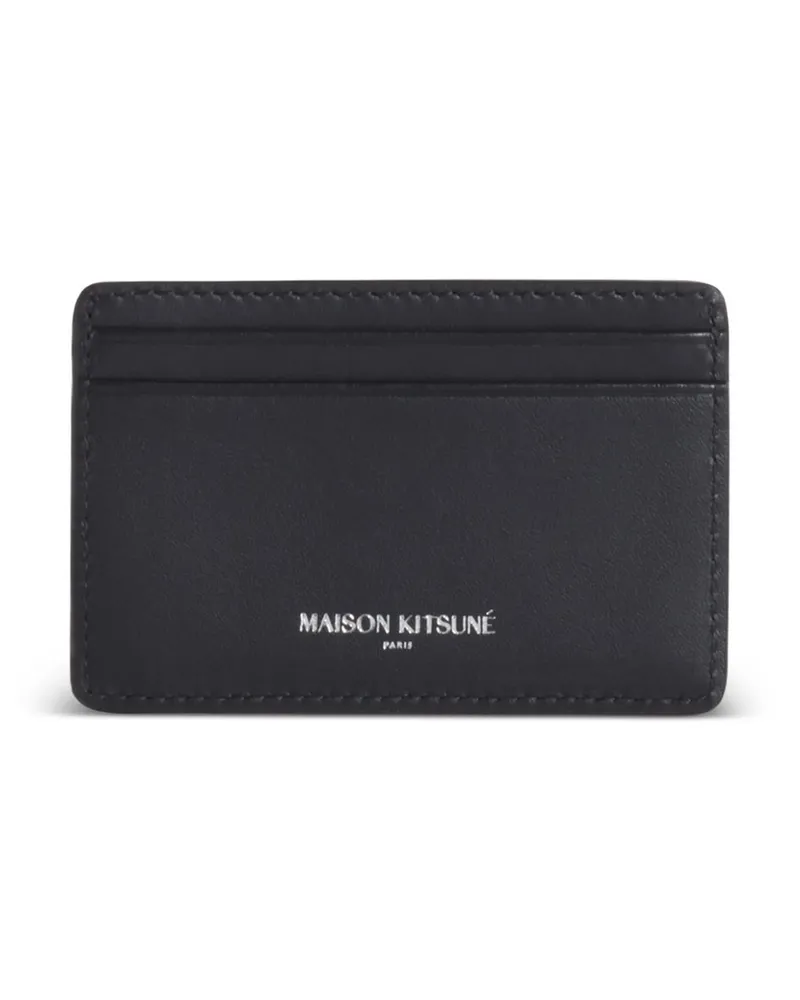 Kitsuné Maison Kitsune Paris Cardholder Schwarz