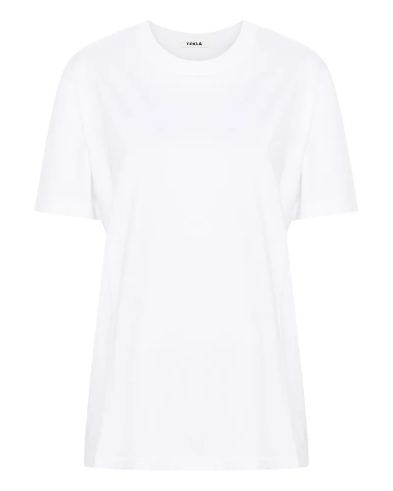 TEKLA Schlaf T-Shirt Tshwh Weiß