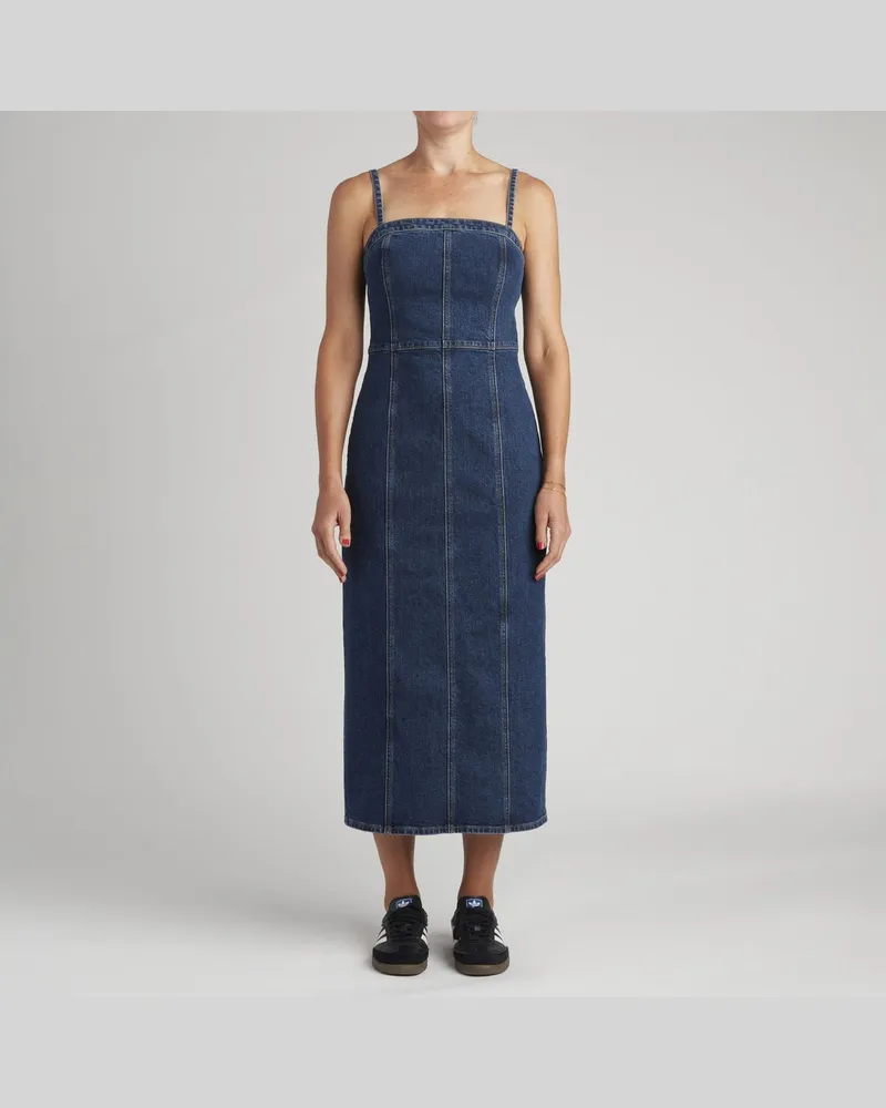 Levi's Seamed Bustier Dress Retro Stone Dress Blau