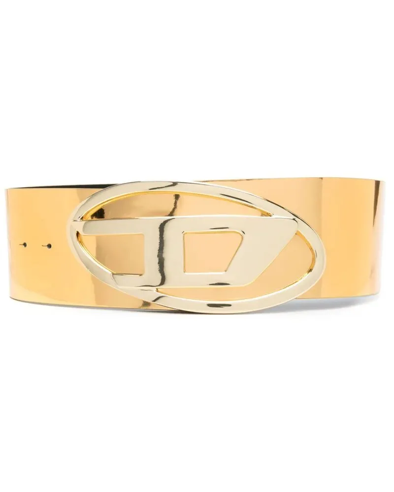 Diesel Oval d Logo B-1dr 80 Gürtel X09710p1660 Gelb