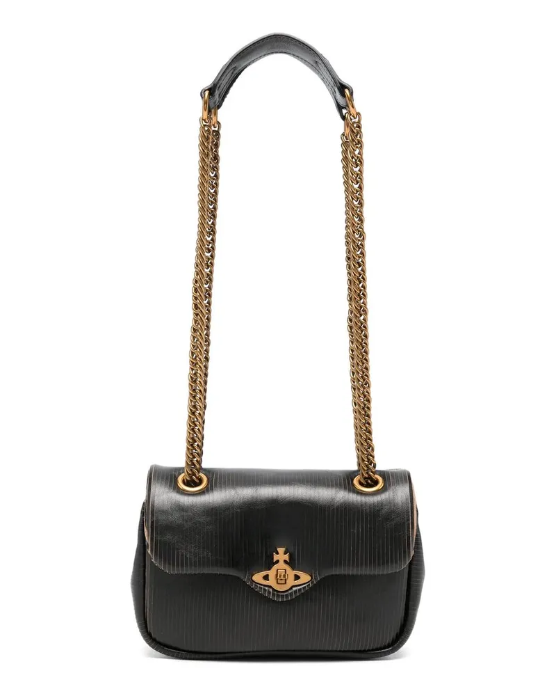 Vivienne Westwood Chain Shoulder Bag s Schwarz