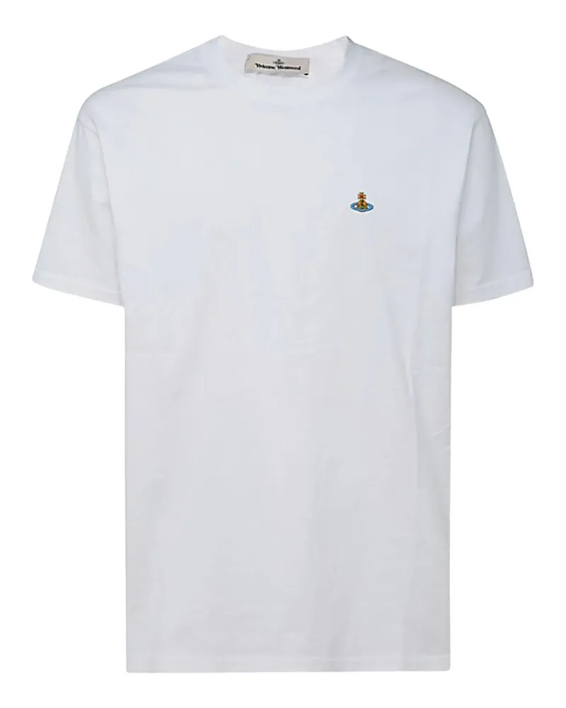 Vivienne Westwood Classic T-shirt Multicolor Orb Weiß