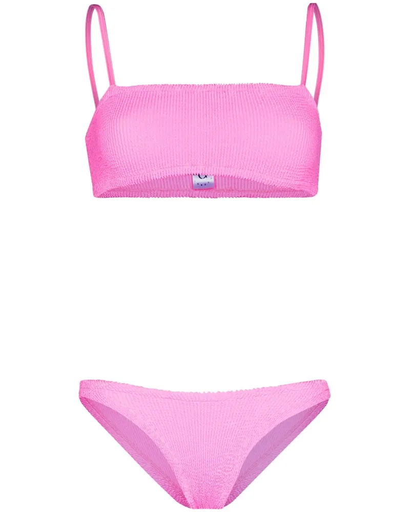 Hunza G Gigi Underband Bikini Crinkle Rose
