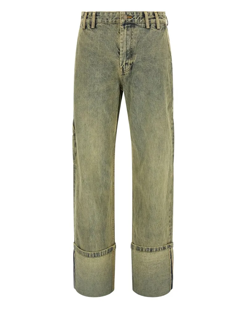 Entire Studios Cuff Jean Surface Wave Blau