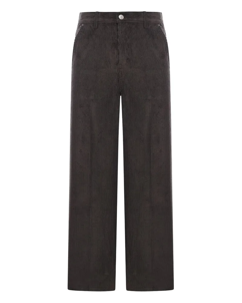 AMI Paris Trousers Large Fit Grau