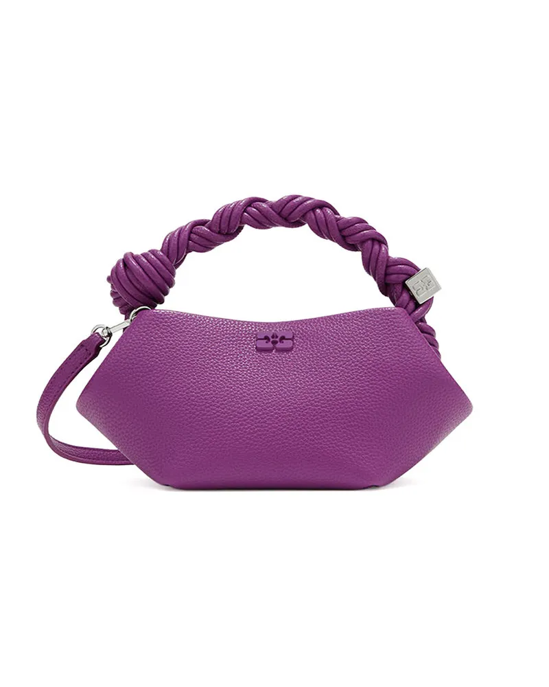 Ganni Bou Mini Grain Violett