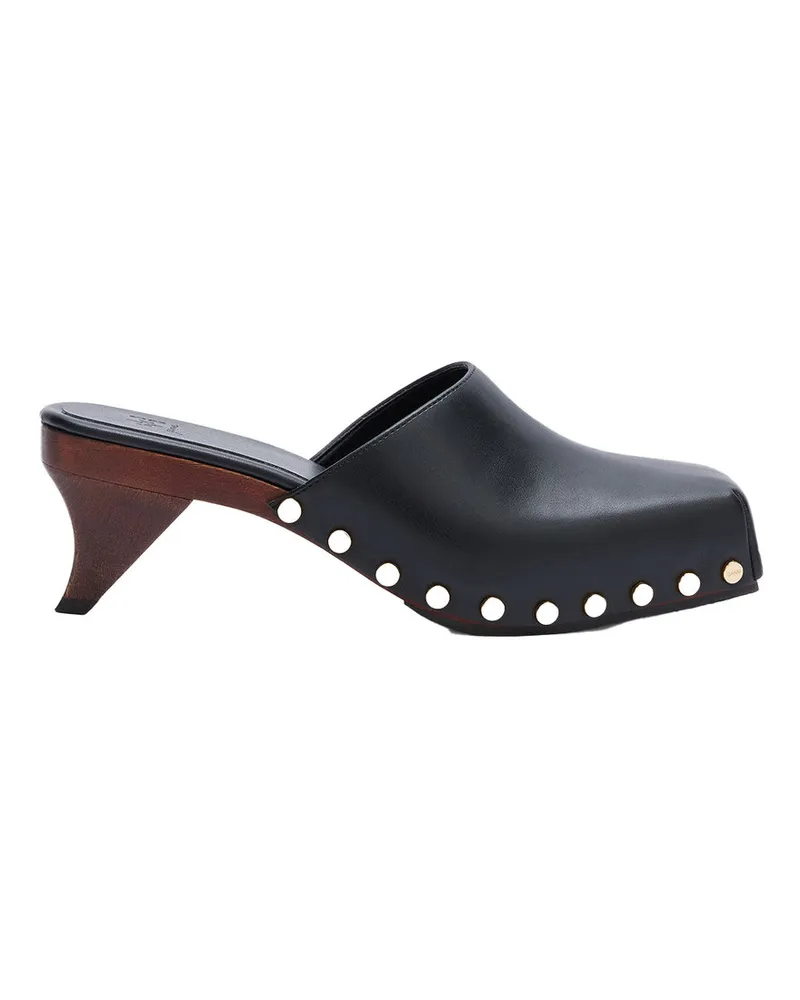 Ganni June Sabot Mule Veg Smooth Schwarz