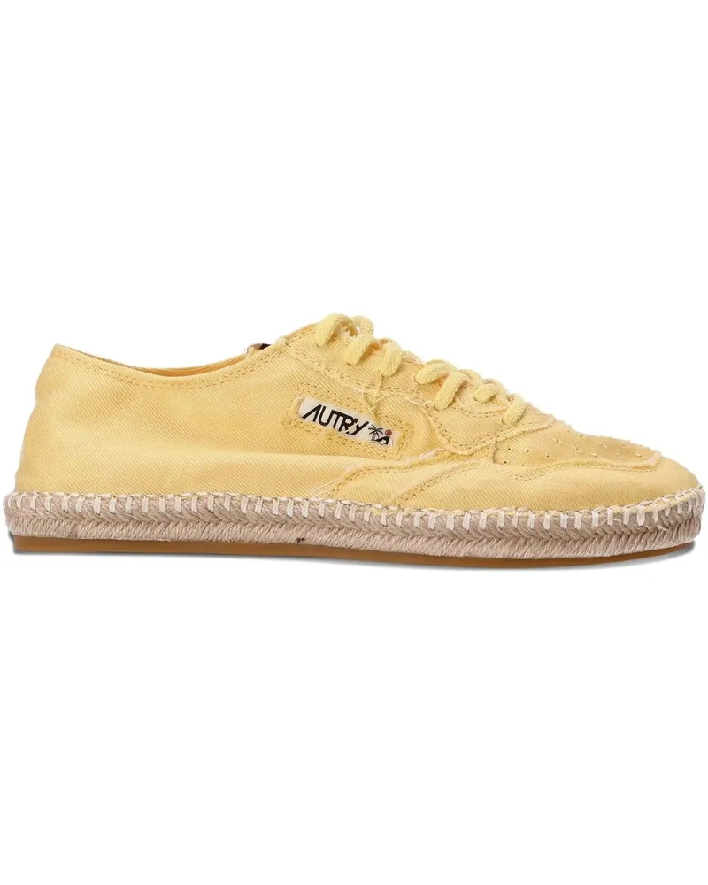 AUTRY Espadrillas Low Woman Canvas/canvas Gelb