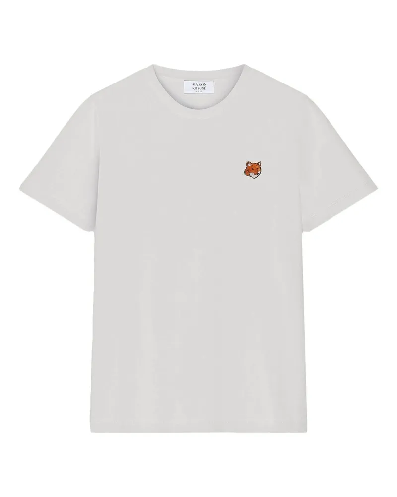 Kitsuné Fox Head Regular Tee-shirt Weiß