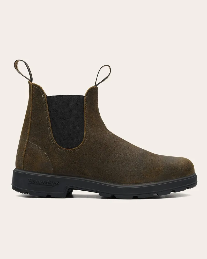 BLUNDSTONE 1615 Dunkeloliv gewachstes Wildleder 1615 Braun