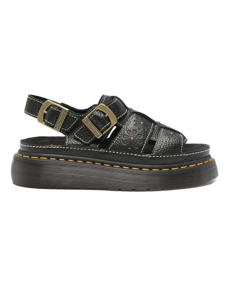 Dr.Martens Wrenlie Open fl Black Milled Nappa Schwarz