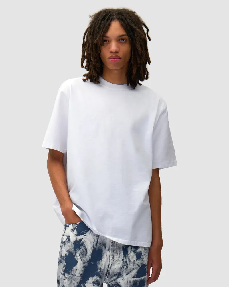 Arte Antwerp Blocks Print T-shirt Weiß