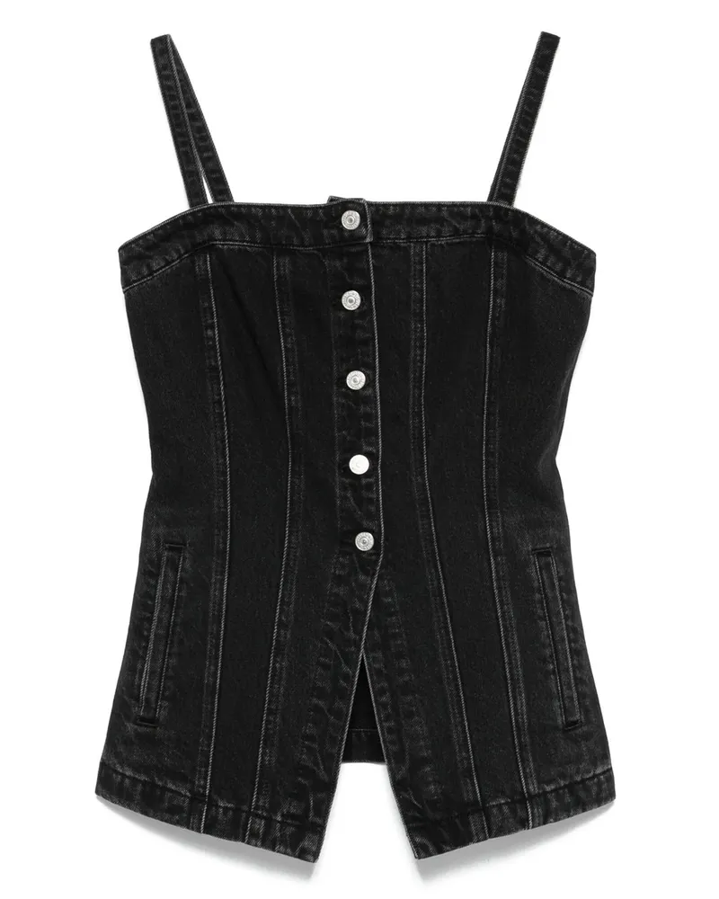 Levi's Tailored Bustier Open Mind Vest Schwarz