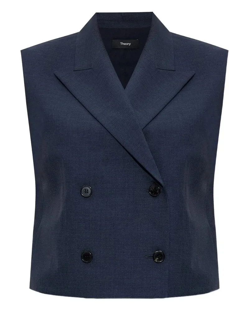 Theory Peak db Vest.city tw Blau