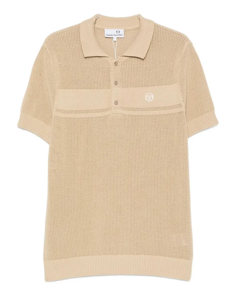 Sergio Tacchini Sabino Knit ss Polo Beige