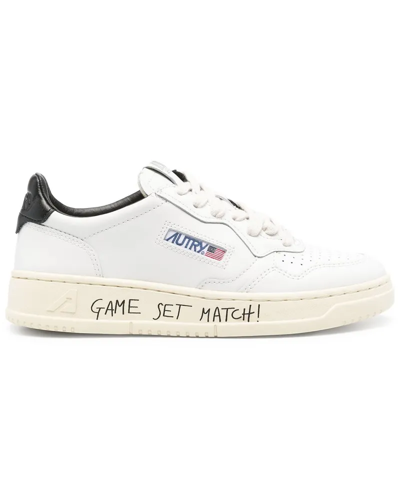 AUTRY Medalist Low Wom Match/leat Aulwml02 Weiß